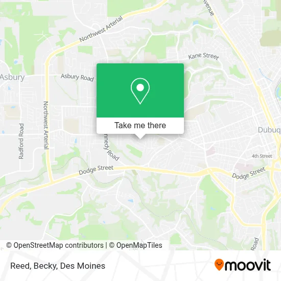 Reed, Becky map