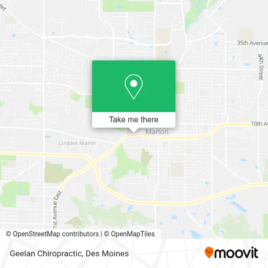 Geelan Chiropractic map