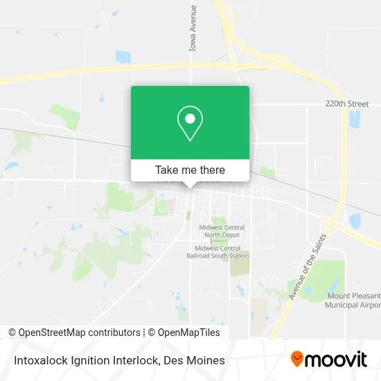 Intoxalock Ignition Interlock map