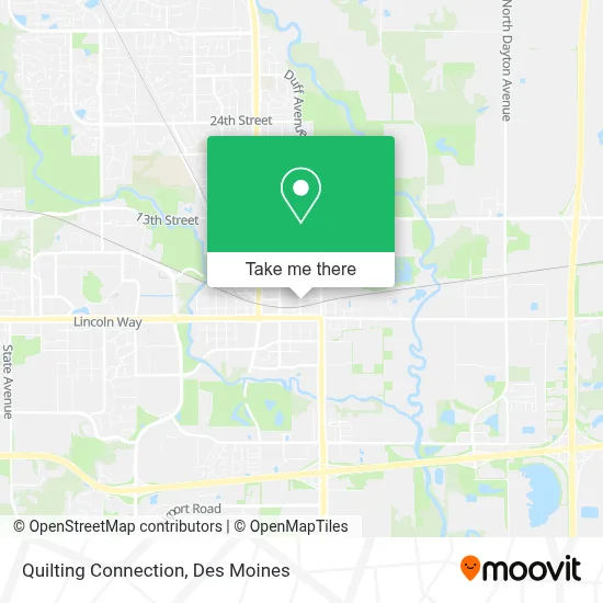 Quilting Connection map