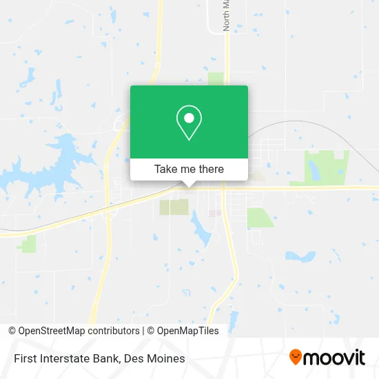 First Interstate Bank map