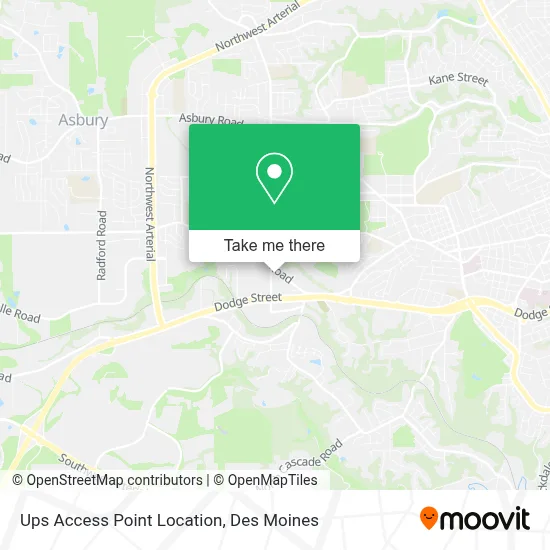 Ups Access Point Location map