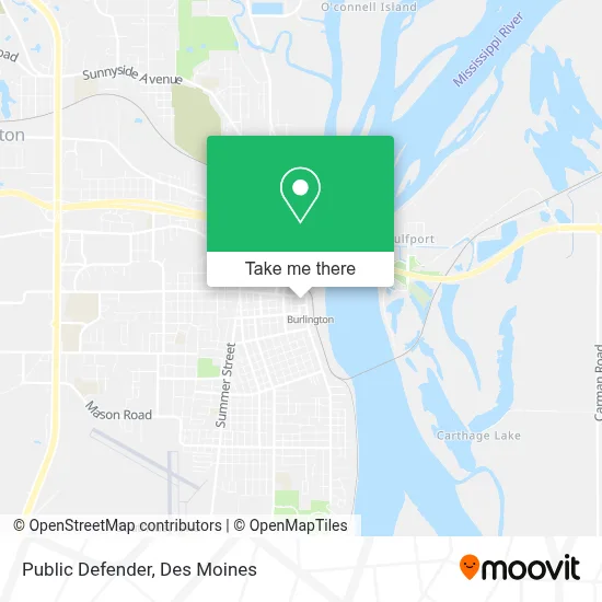 Public Defender map