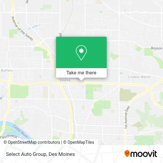 Select Auto Group map