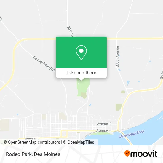 Rodeo Park map
