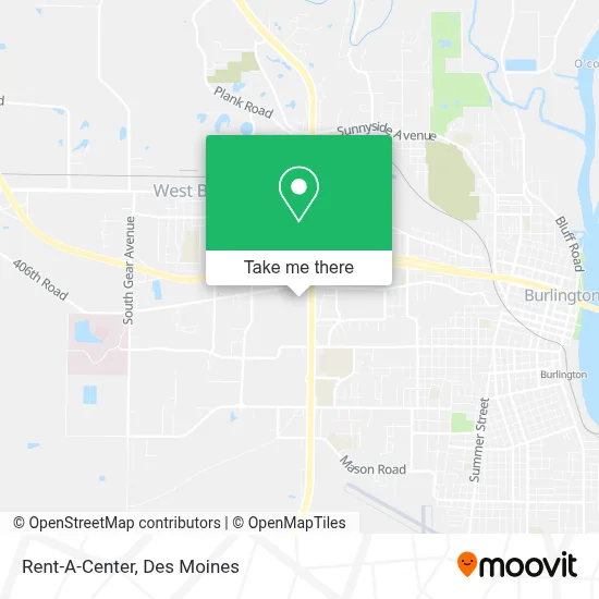 Rent-A-Center map
