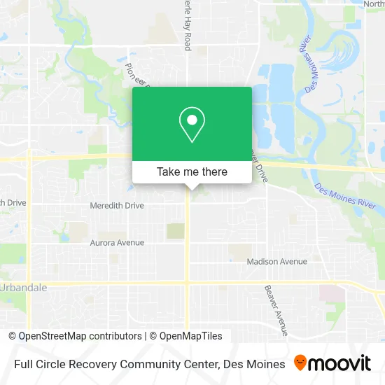 Full Circle Recovery Community Center map