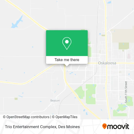Trio Entertainment Complex map