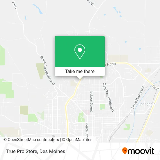 True Pro Store map