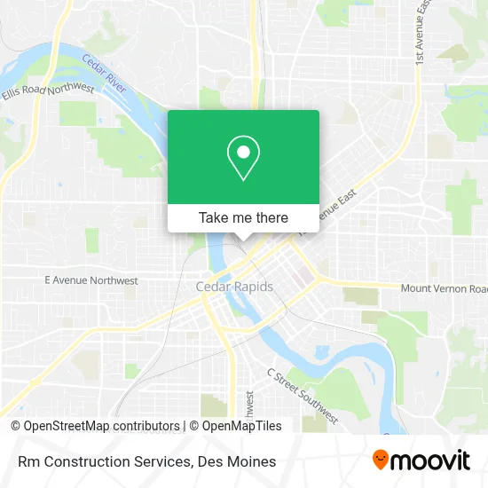 Rm Construction Services map