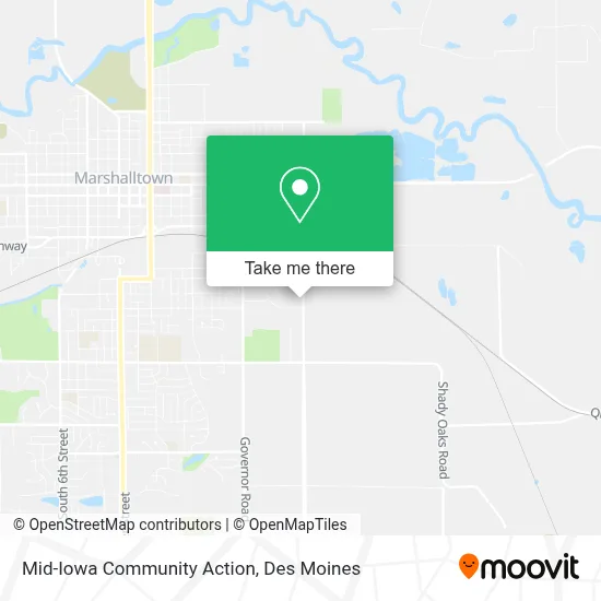 Mid-Iowa Community Action map