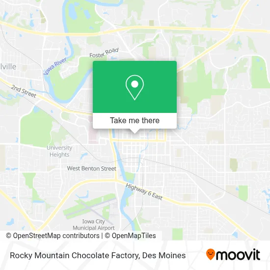 Rocky Mountain Chocolate Factory map
