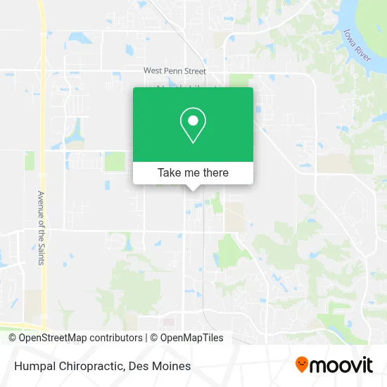 Humpal Chiropractic map