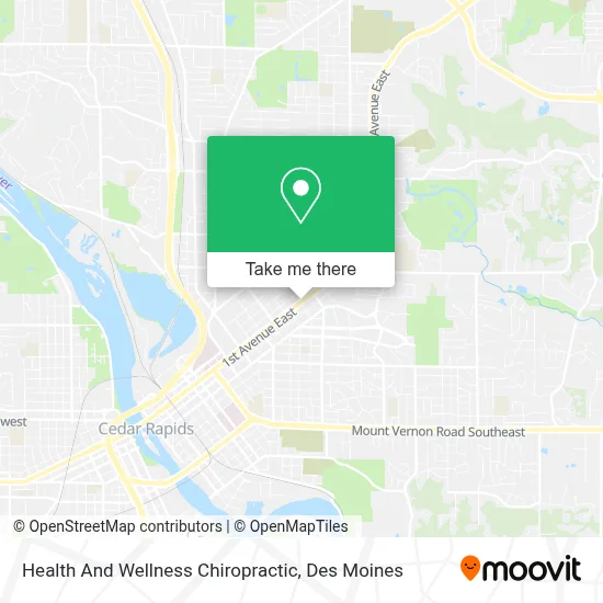 Health And Wellness Chiropractic map