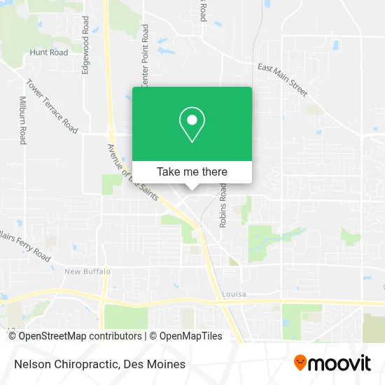Nelson Chiropractic map