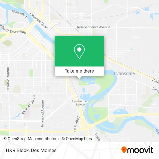 H&R Block map