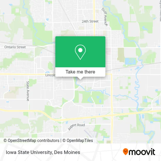 Iowa State University map