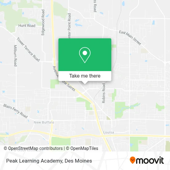 Peak Learning Academy map