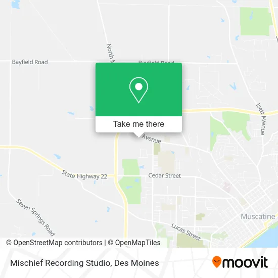 Mischief Recording Studio map