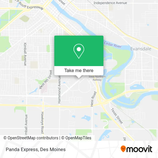 Panda Express map