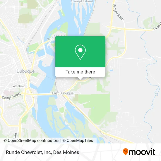 Runde Chevrolet, Inc map