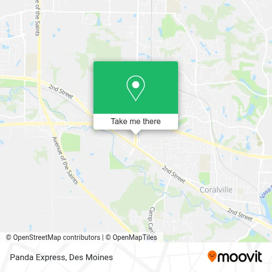 Panda Express map