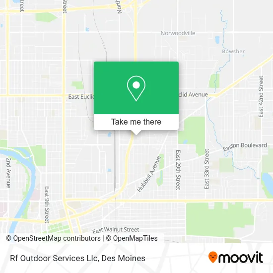 Rf Outdoor Services Llc map