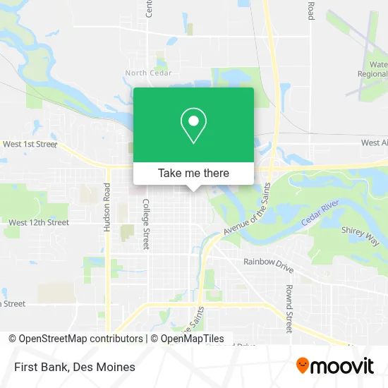 First Bank map