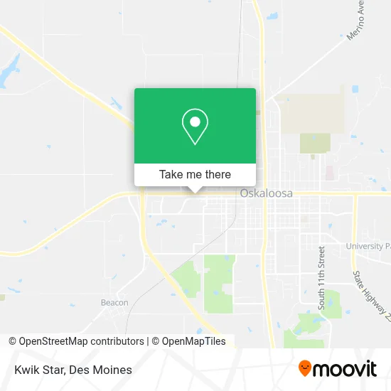 Kwik Star map