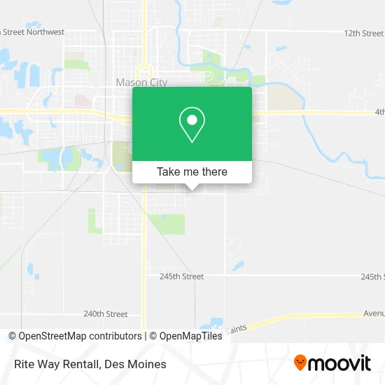 Rite Way Rentall map