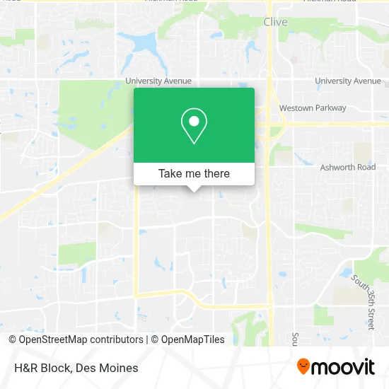 H&R Block map
