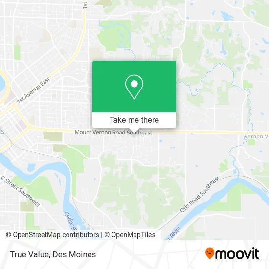 True Value map