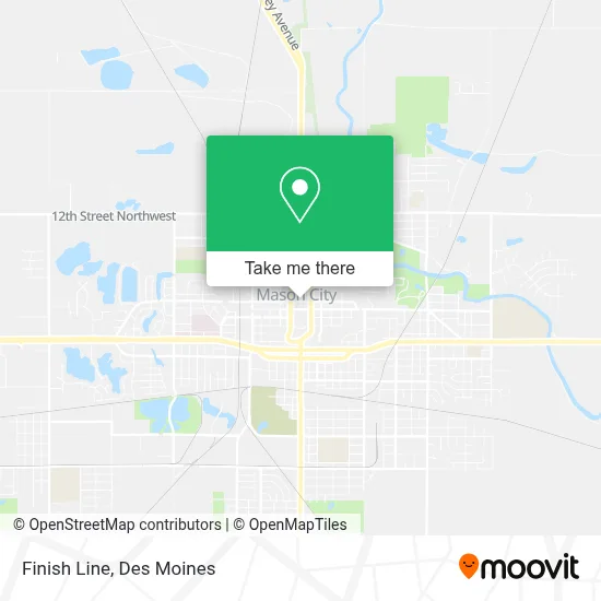 Finish Line map