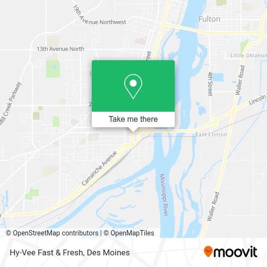 Hy-Vee Fast & Fresh map