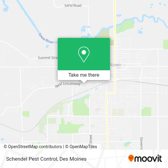 Schendel Pest Control map