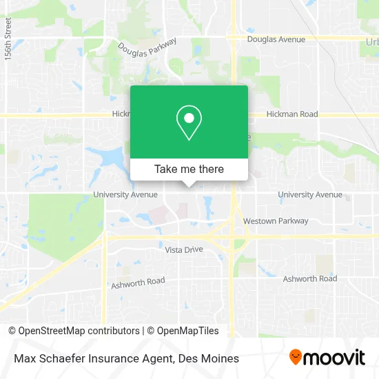 Max Schaefer Insurance Agent map