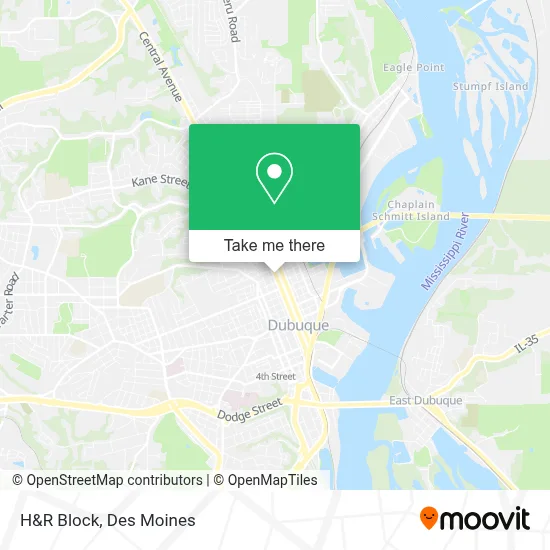 H&R Block map
