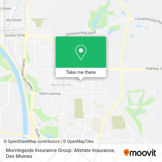 Mapa de Morningside Insurance Group: Allstate Insurance