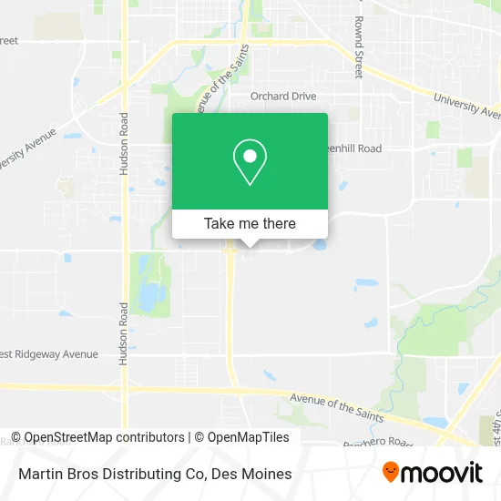 Martin Bros Distributing Co map