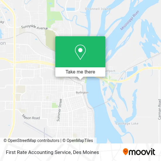 First Rate Accounting Service map