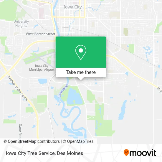 Iowa City Tree Service map