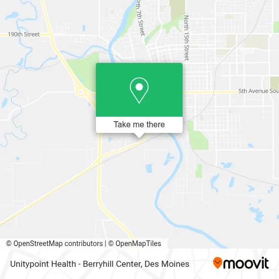 Unitypoint Health - Berryhill Center map