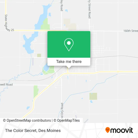 The Color Secret map
