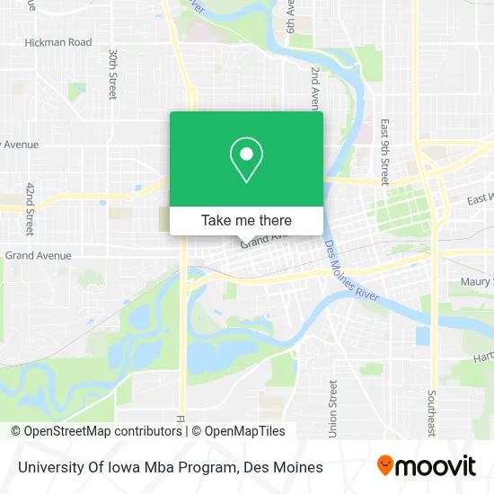 University Of Iowa Mba Program map