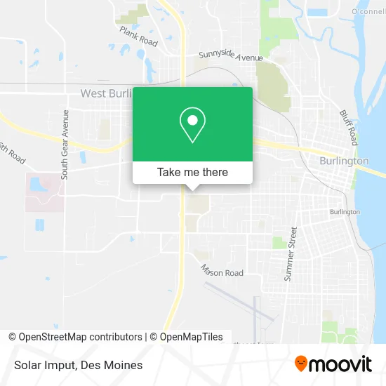 Solar Imput map