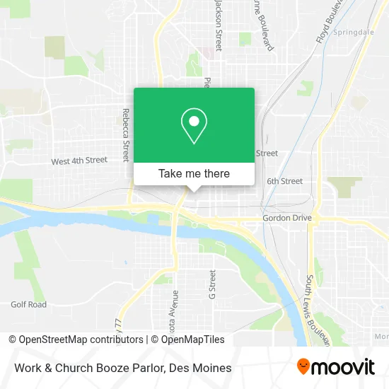 Work & Church Booze Parlor map