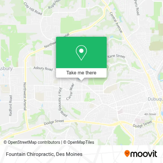 Fountain Chiropractic map