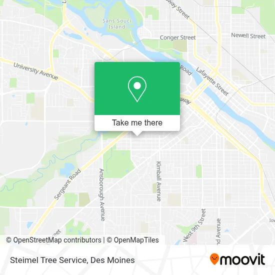 Steimel Tree Service map