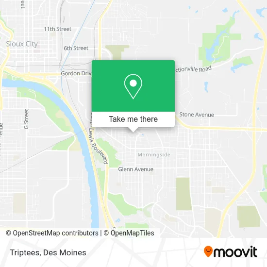 Triptees map