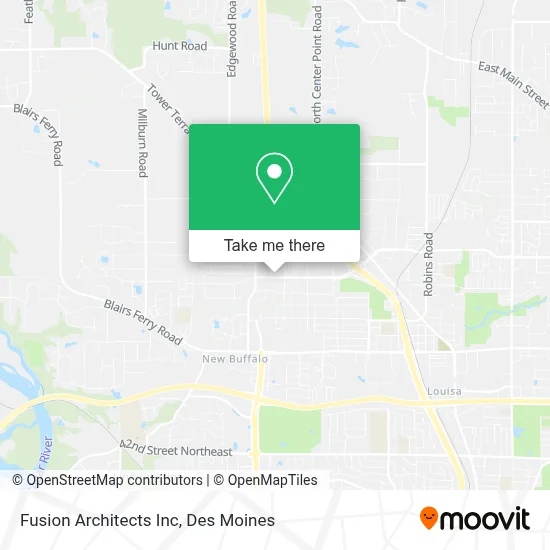 Fusion Architects Inc map